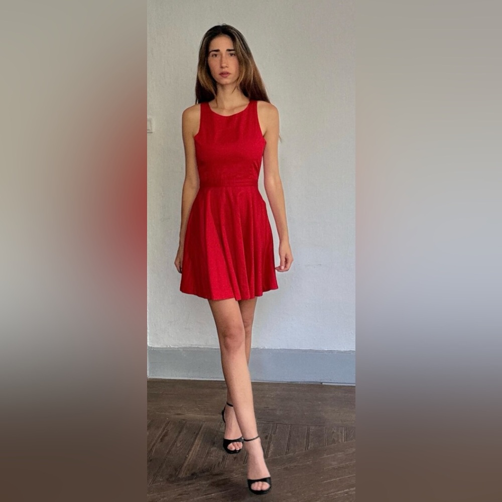 NWOT Polo Ralph Lauren Red Dress Size 16